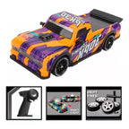 Auto Drift 4x4 C/r Luces Neumáticos Y Frenos De Repuestos