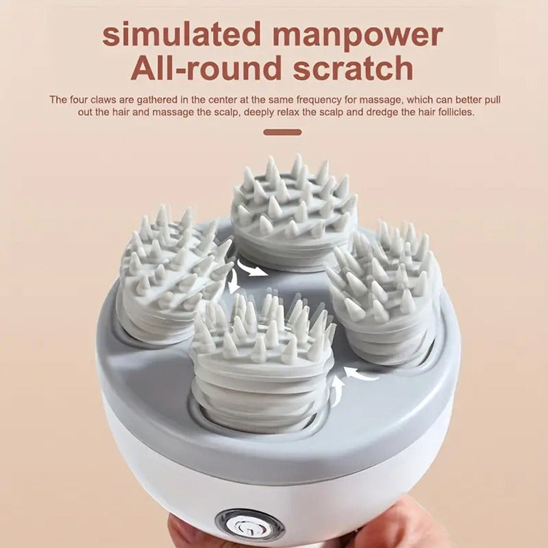 Masajeador Relajante Cabeza Cuello Inteligente Eléctrico Usb