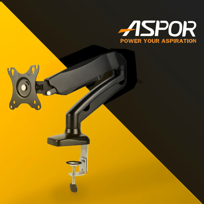 Soporte Ergonomico A Gas Para Monitor De Escritorio 17 A 32°