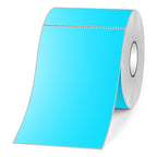 Etiquetas Adhesivas Térmicas 100x150mm Rollo 500u Azul
