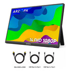 Monitor Arzopa Portátil A1s 14'' Uhd 2025 Hdmi Parlante 1080