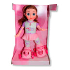 Juguete De Simulacion Muñeca Patinadora Electrica Con Luces
