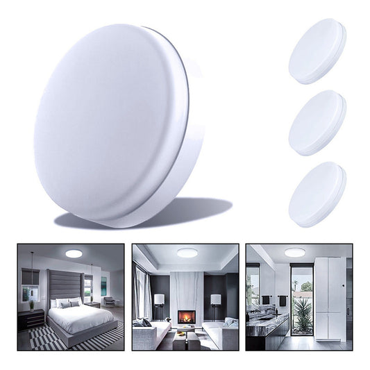 3 Foco Plafon Frameless Led Techo Sobrepuesto 48w Luz Fria