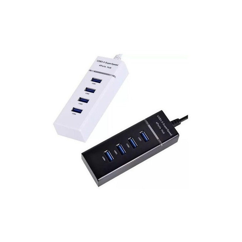 Hub Usb 4 Puertos Con Indicador Led Alta Velocidad De 3.0