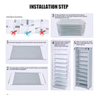 Organizador De Zapatos 7 Pisos Estante Para 21 Pares