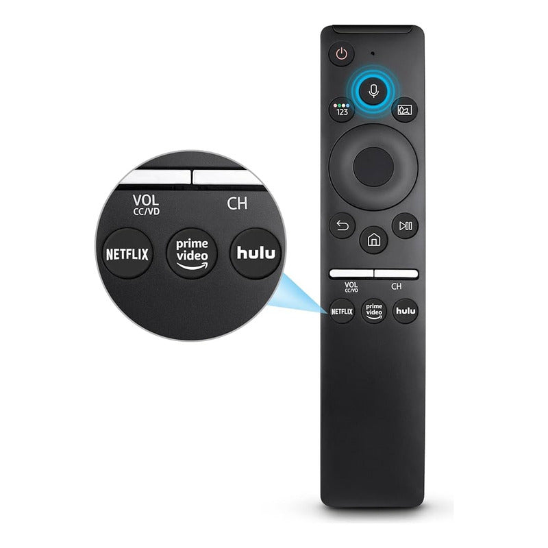 Control Remoto Con Mando De Voz Para Samsung Smart Tv Plano