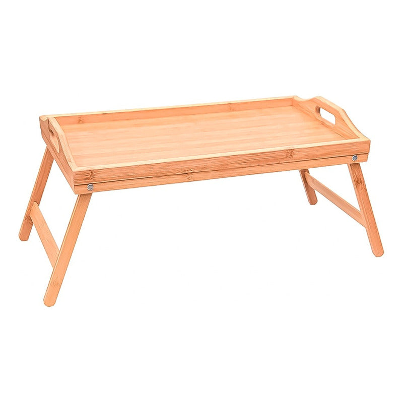 Bandeja Desayuno Cama Plegable Comida Notebook Mesa Madera