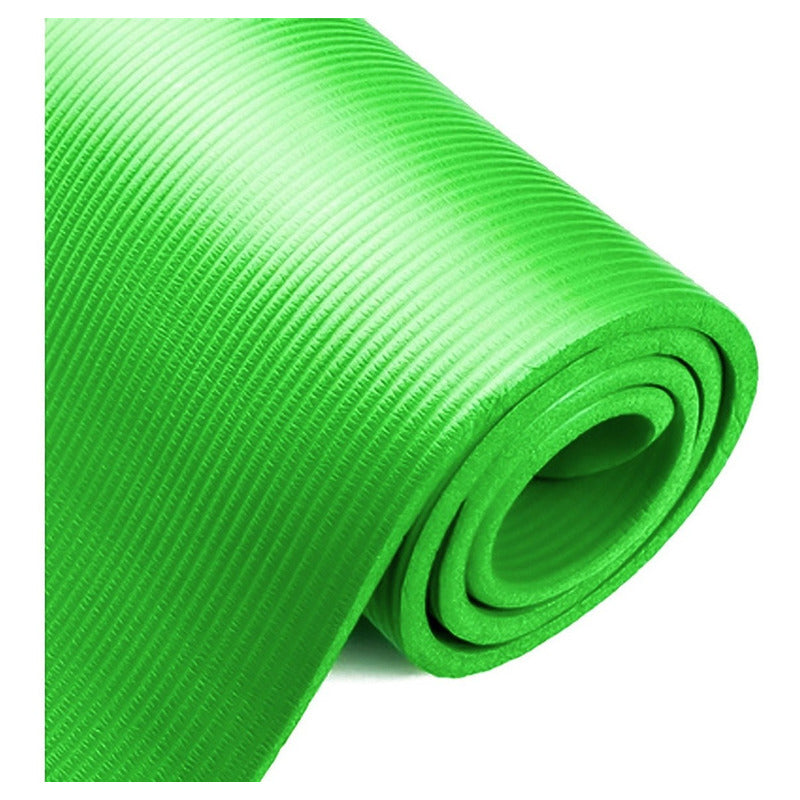Mat Yoga 10 Mm Alfombra Resistente Gruesa Varios Colores