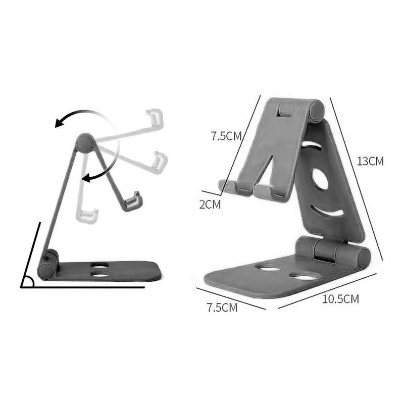 Soporte De Celular Para Mesa Plegable Plastico Alta Calidad