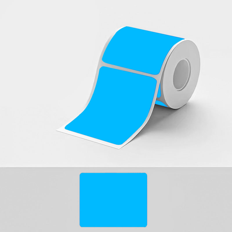 Etiquetas Adhesivas Térmicas 100x150mm Rollo 500u Azul