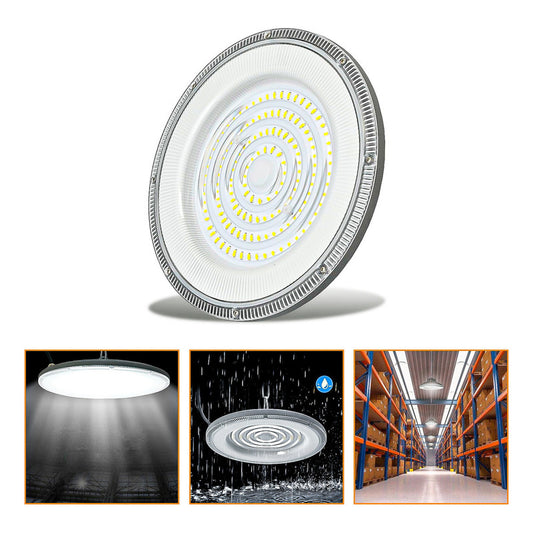 Foco Plafon 400w Ip65 Industrial Techo Campana Luz Fría