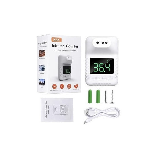Termometro Digital Pared Infrarrojo K3x Sin Contacto 1 Seg.
