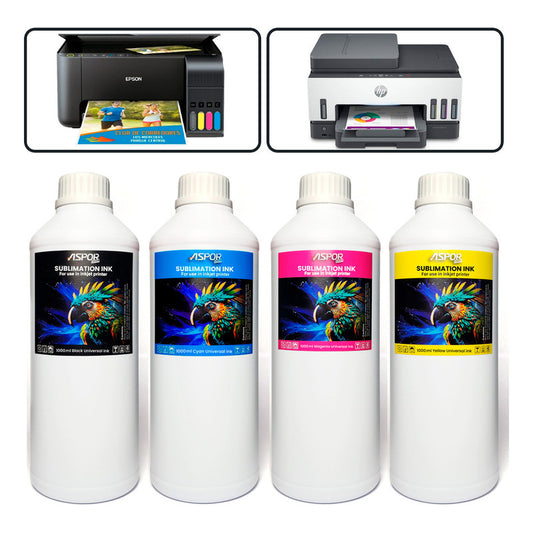 4 Tintas Para Sublimación 1000ml C/u Colores Premium Surtido