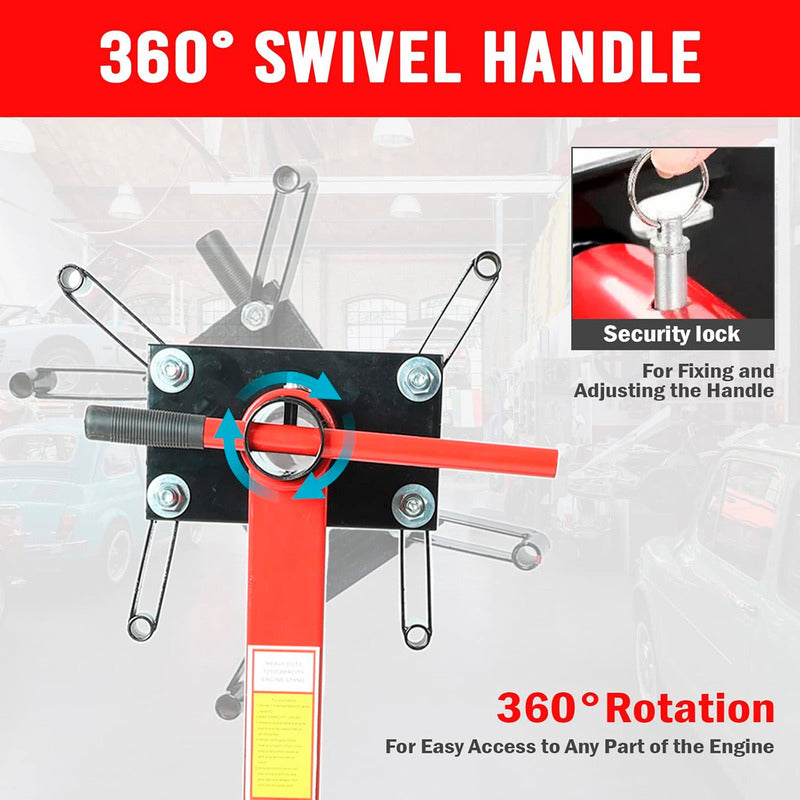 Multibanco Soporte Para Motores 680kg 360° Tipo U