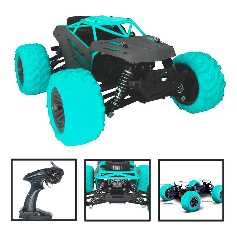 Auto A Control Remoto 36km 4x4 Todo Terreno Gx3 Profesional Rider