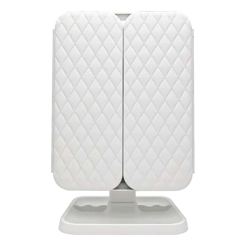 Espejo Maquillaje Profesional 22 Led Aumento Plegable Grande