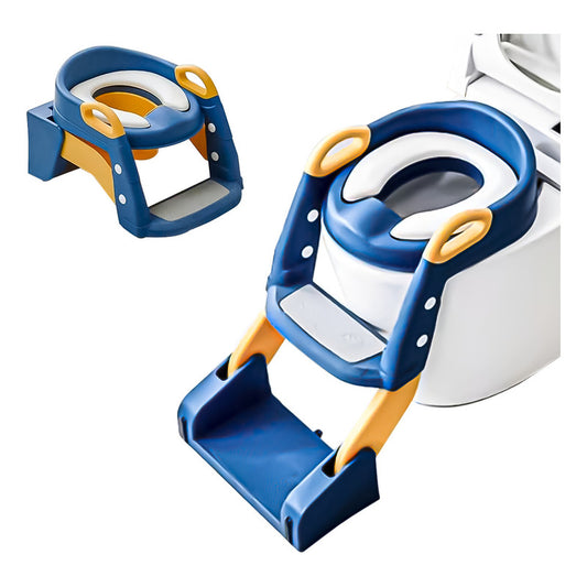 Adaptador Wc Niños Asiento Escalera Pelela 3 En 1 Acolchado