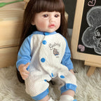Muñeca Reborn Bebe Super Realista 55cm Silicona Lovely