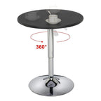 Pack 2 Mesa Bar Altura Ajustable 60x93cm Diámetro Comedor