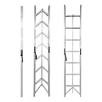 Escalera Magica Plegable Slim 7 Escalones Fold A Step 2.4mts