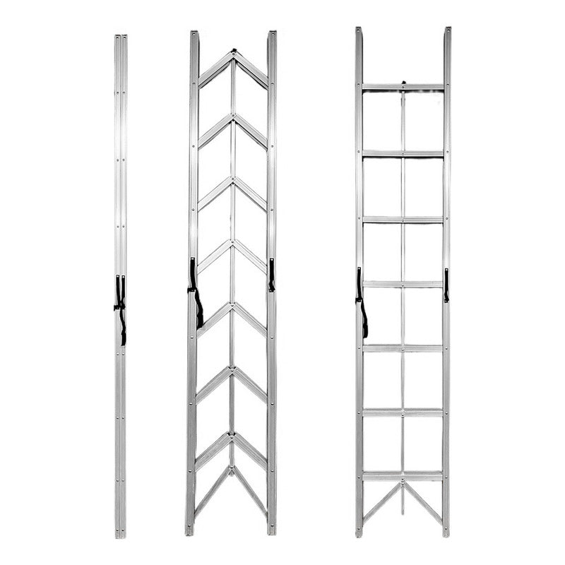 Escalera Magica Plegable Slim 7 Escalones Fold A Step 2.4mts