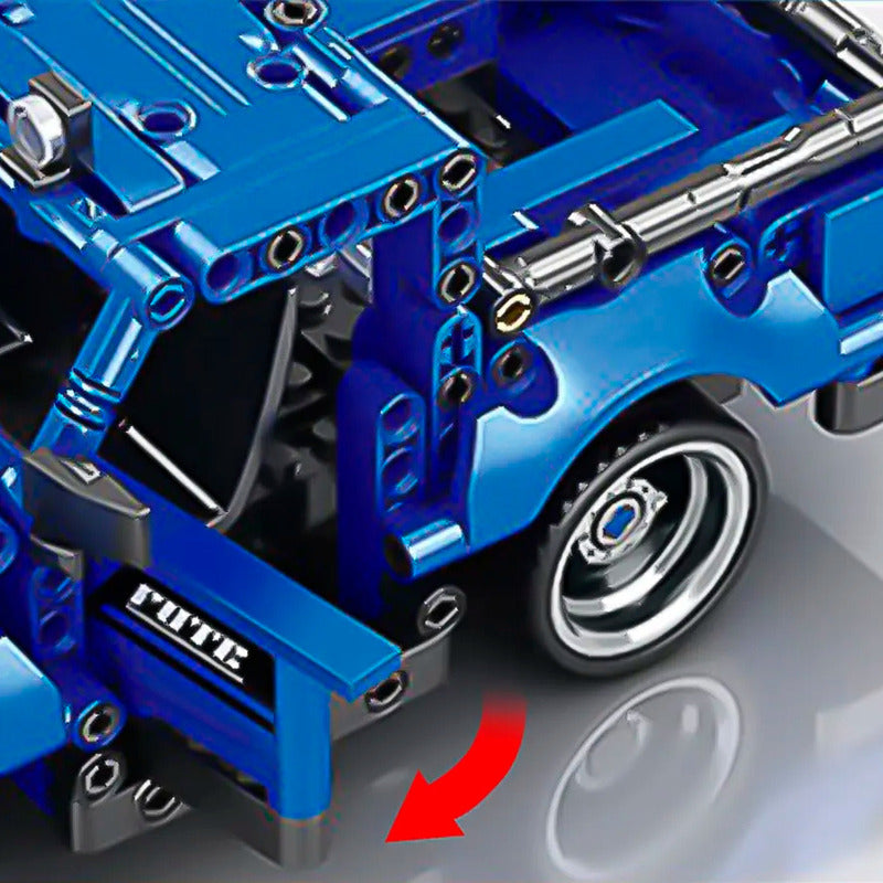 Set Armable Bloques Camioneta 2 en 1 Con Control 369 Piezas