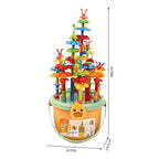 Balde Bloques De Construcción 142pcs Juguete Didáctico Niños