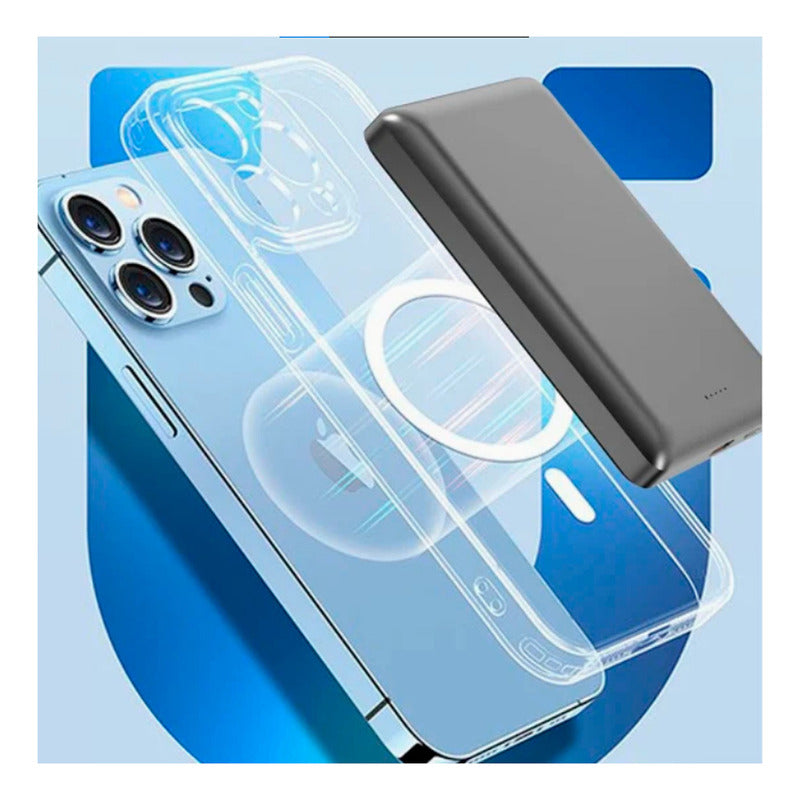 Bateria Portatil De 5000mah Powerbank Magnetico