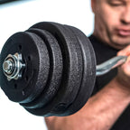 Set 2 Discos Preolímpico Para Pesas 1.25kg C/u Pvc Gym