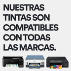Pack 4 Tinta Sublimacion Universal Impresoras Epson 500ml