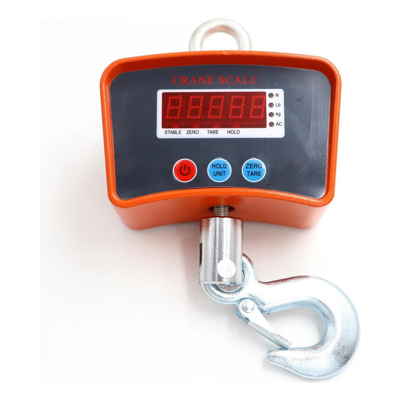 Balanza Romana Pesa Digital 1 Tonelada Con Gancho Industrial