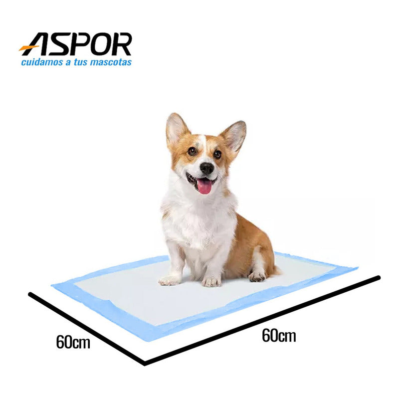 200 Pañales Tipo Sabanillas Mascotas Perros 60x60cm Lavanda