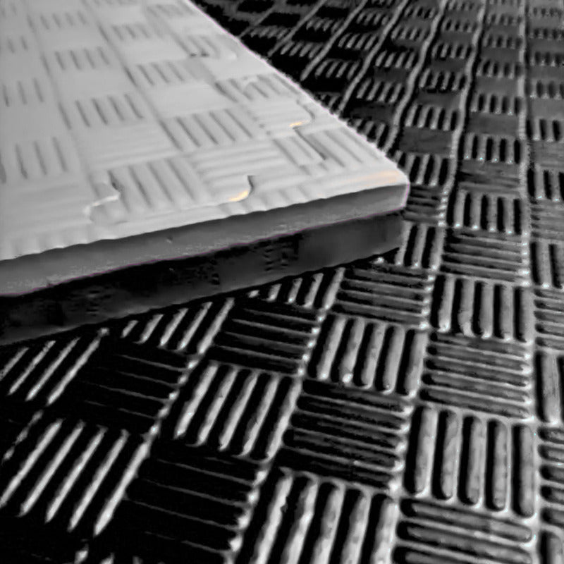 Pack 4 Plancha Tatami 100cm X 100cm X 4cm Gris Y Negro