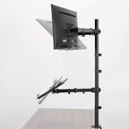 Soporte Escritorio Monitor Notebook Triple 10 a 32 Pulgadas Con Brazo