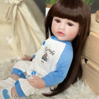 Muñeca Reborn Bebe Super Realista 55cm Silicona Lovely
