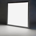 Panel Led 60x60cm Sobrepuesto Cuadrado 48w Luz Fría Negro