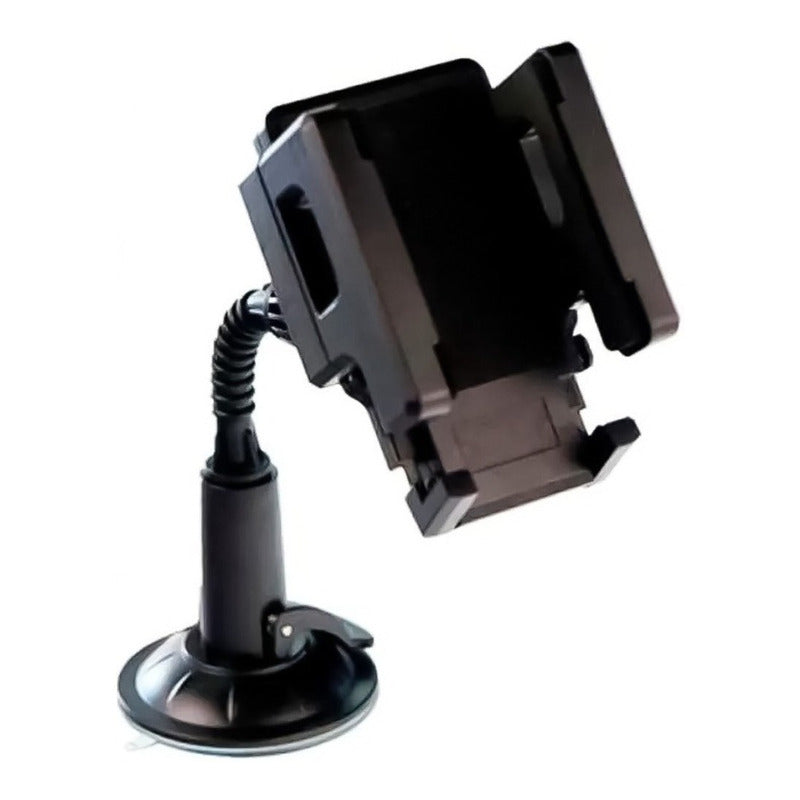 Soporte Celular Auto Rejilla Ventosa Fly Con Brazo Flexible