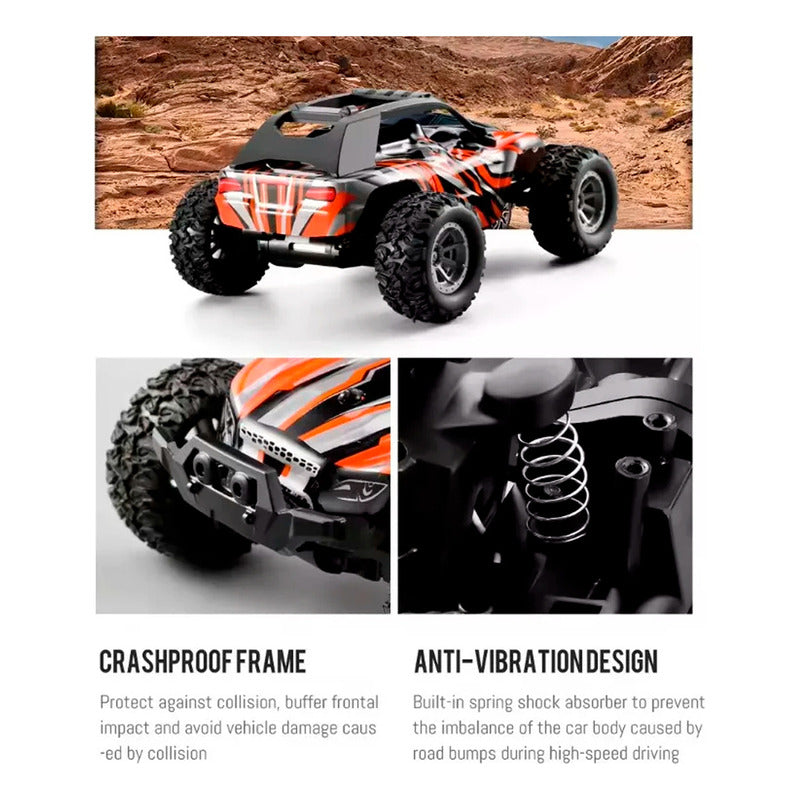 Coche Micro Warrior Rc Alta Velocidad 2.4ghz A 20km/h