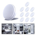 10 Foco Plafon Frameless Led Techo Sobrepuesto 18w Luz Fria
