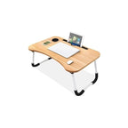 Mesa Plegable Para Cama Y Notebook Multifuncional De Madera