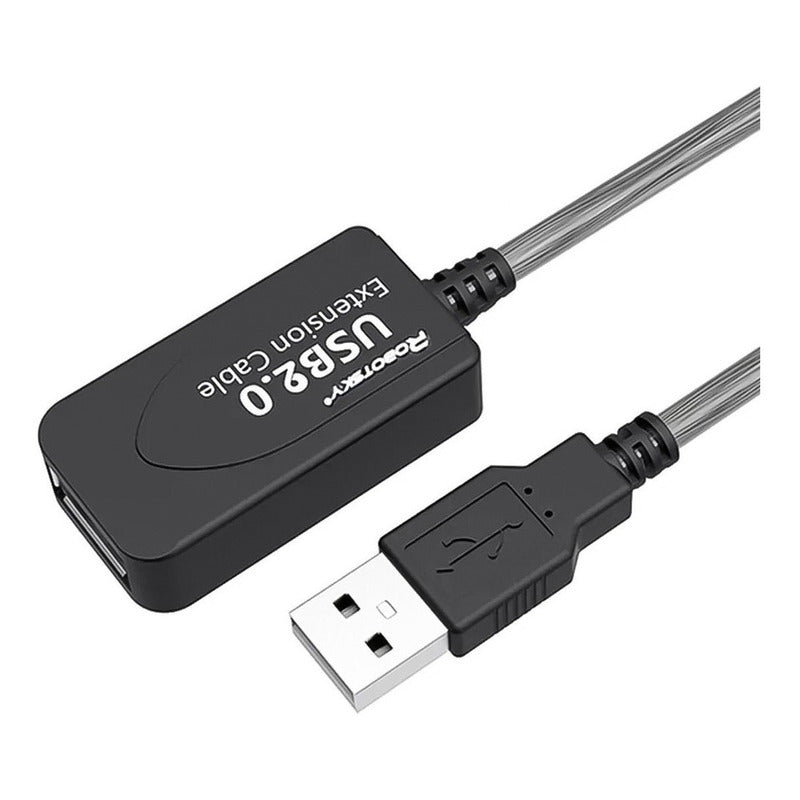 Cable Usb 10 Metros Extension Activo Macho A Usb Hembra 2.0