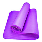 Mat Yoga 10 Mm Alfombra Resistente Gruesa Varios Colores