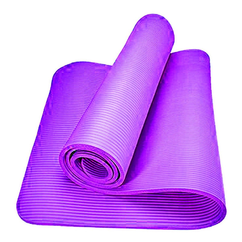 Mat Yoga 10 Mm Alfombra Resistente Gruesa Varios Colores
