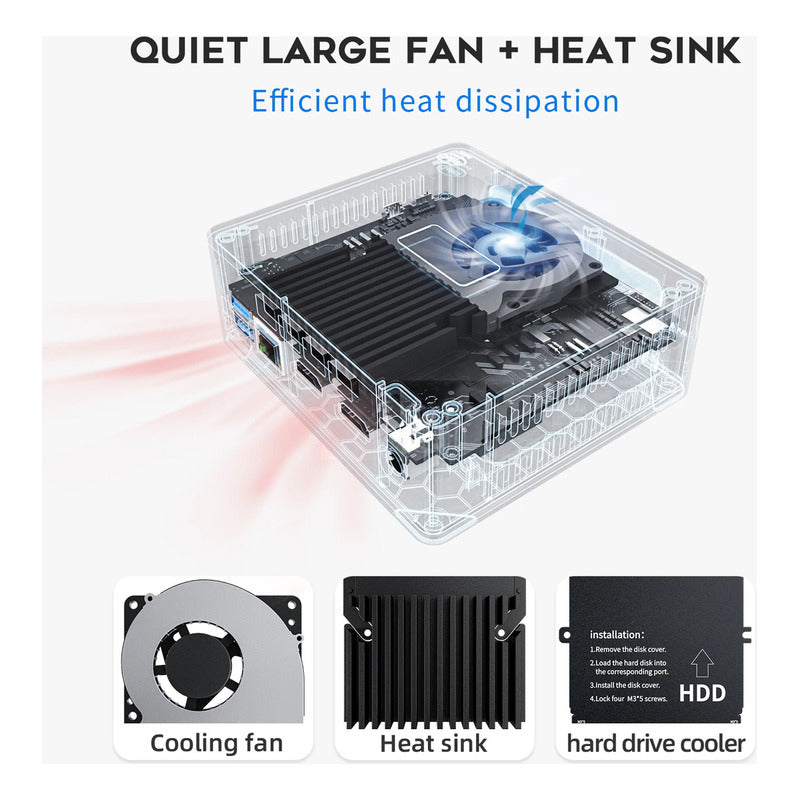 Mini Pc Beelink Mini S 8gb 256gb Win 11 Intel Celeron N5095