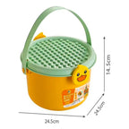 Balde Bloques De Construcción 142pcs Juguete Didáctico Niños