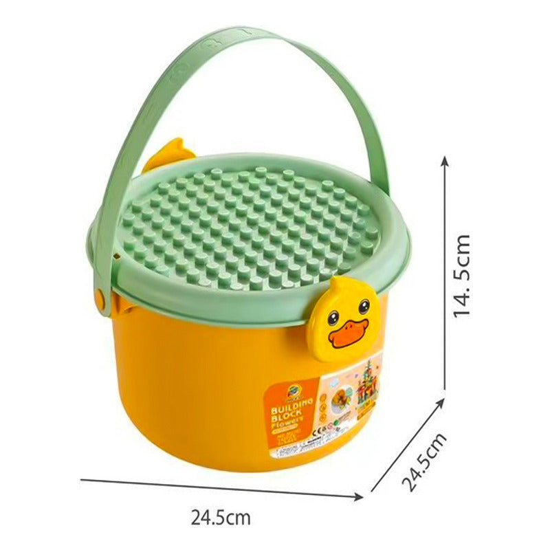 Balde Bloques De Construcción 142pcs Juguete Didáctico Niños