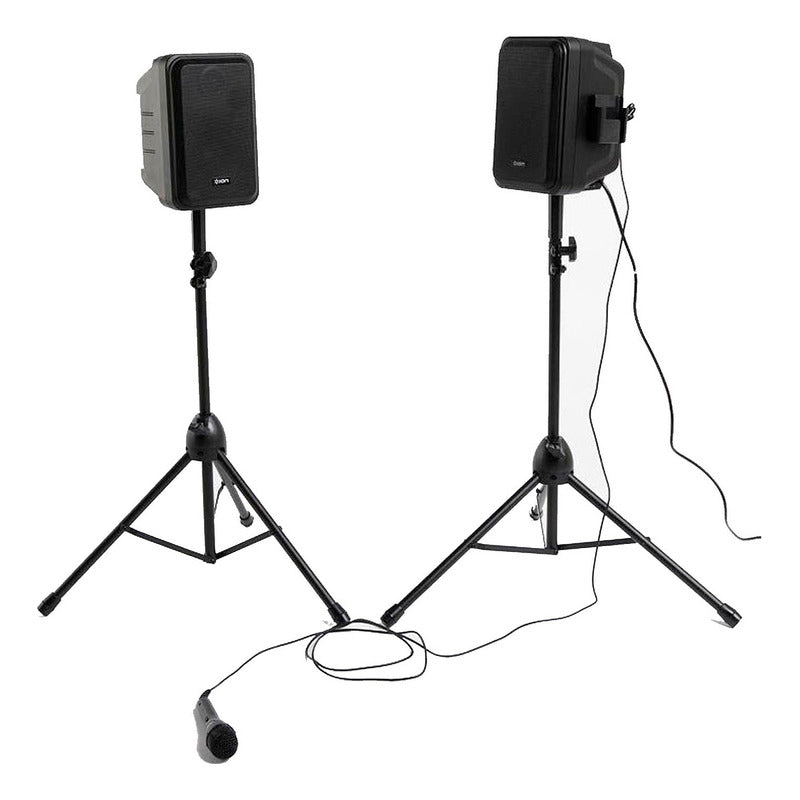 Atril Parlante Tripode Soporte Metalico Regulable De 120 Cm