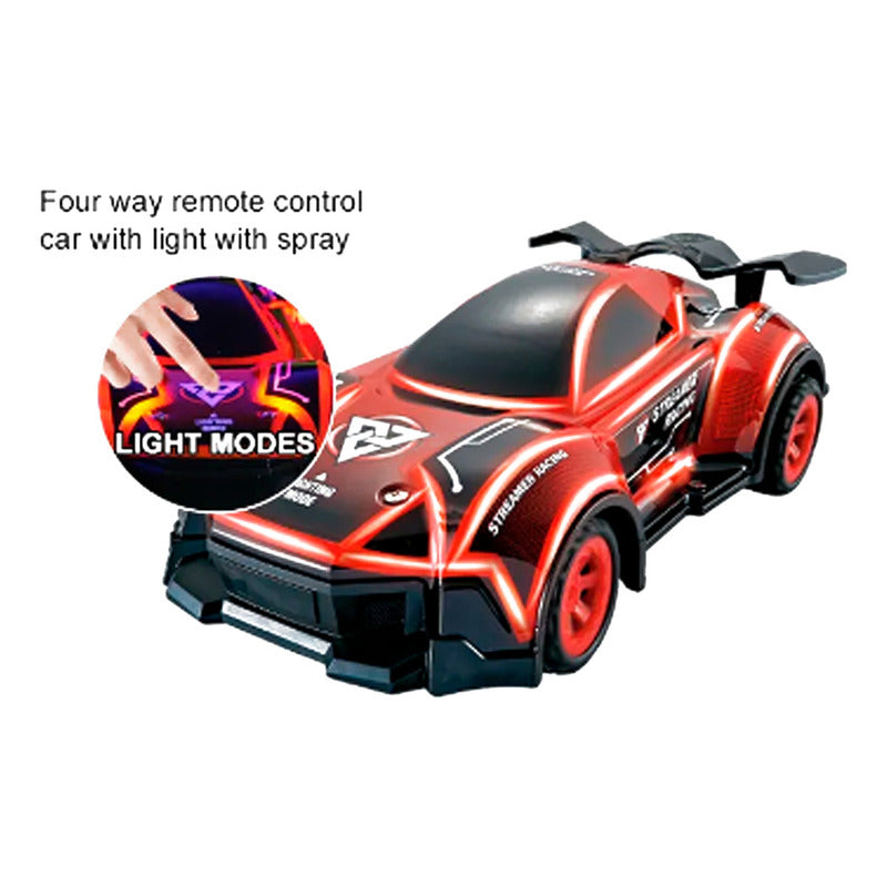 Auto Control Remoto Racing 5 Modos Luces Humo 2.4gz