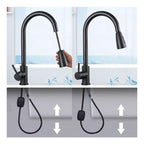Llave Lavaplatos Extensible Griferia Monomando Cocina Niquel