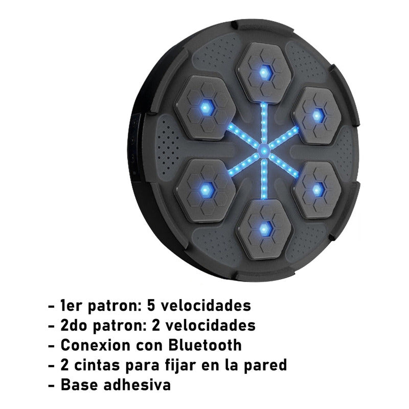 Maquina Boxeo Inteligente  Con Guantes Y Bluetooth Boxing Machine